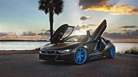 🔥 Download Bmw I8 Blue Hre Wheels Wallpaper HD Car by @nbarrett | BMW ...