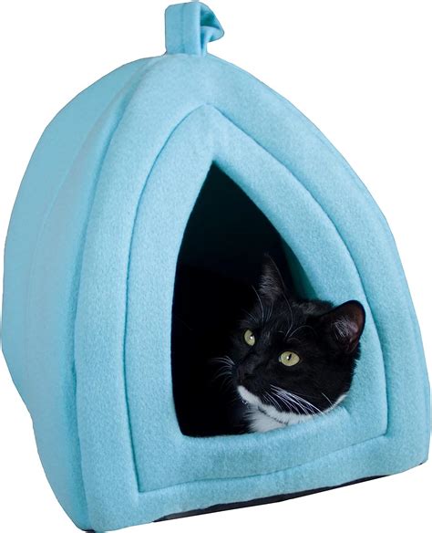 Cat House – Indoor Bed with Removable Foam Cushion – Pet Tent for ...