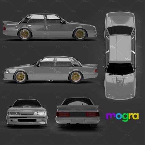 Group A Holden Commodore VL SS Premium Livery Template - Motorsport ...