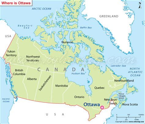 Where is Ottawa Located, in Ontario, Canada