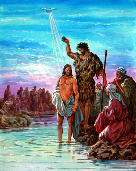 The Baptism Of Jesus by John Lautermilch