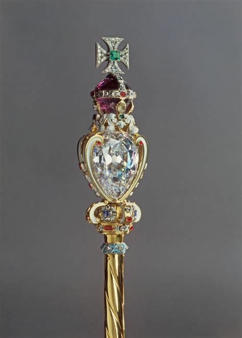 The Sovereign's Sceptre with Cross | Royal Collection Trust | British ...