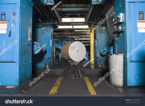 Interior View Newspaper Factory Stock Photo 151620182 | Shutterstock