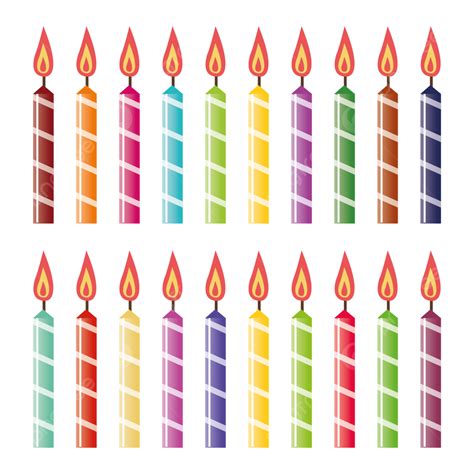 Birthday Candle Png Vector Birthday Candles Png Transparent Png | The ...