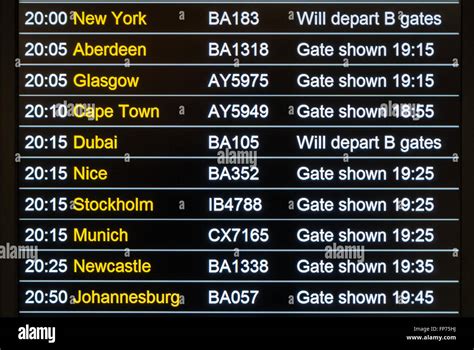 Heathrow Departures