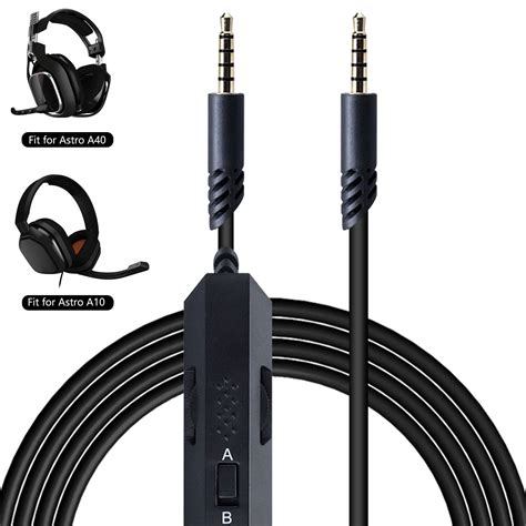 Replacement Astro A40 Cord Volume Control Cable, A10 Headsets Cord ...