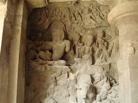 Sculpture | Sculpture in main cave in Elephanta | chnswam | Flickr