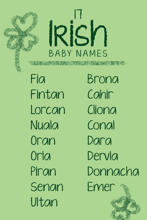 The 17 best Irish baby names that no one (in the US) is using ...