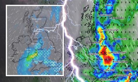 UK storm tracker map: Brutal thunderstorms to smash Britain - is your ...