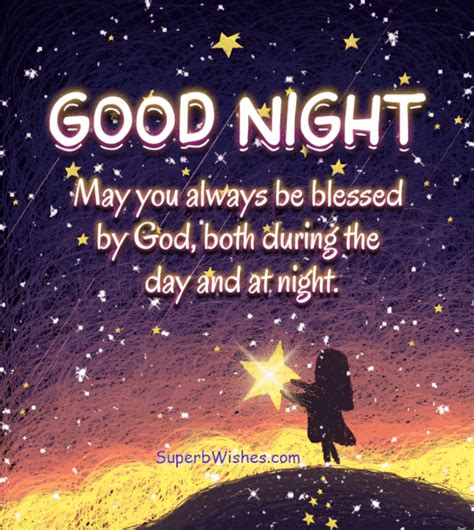 Good Night Wishes 2024 GIFs - Give Thanks To God | SuperbWishes.com