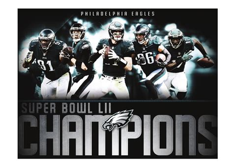 Philadelphia Eagles: Super Bowl LII Champions Mural - Giant Officially ...