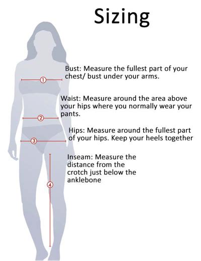 Size Guide - Ida & Volta