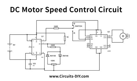 DC Motor Speed Control Circuit