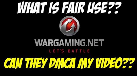 Fair Use?? Can WG really DMCA my video?? | Fair use, Video, Fair