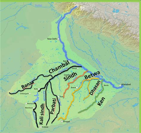 [Solved] Consider the following tributaries of River Yamuna and arran