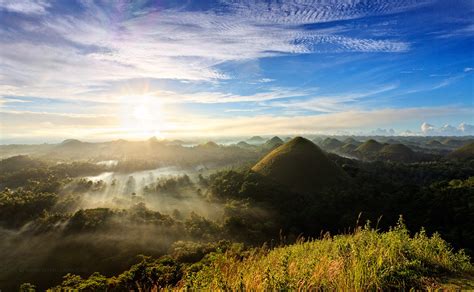 Flying Jeepney. Destination: World (Sunrise over them Hills Chocolate ...