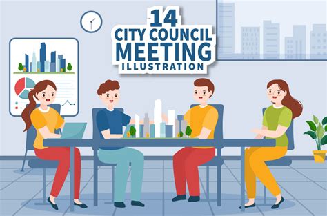 14 City Council Meeting Illustration Graphic by denayunecf · Creative ...