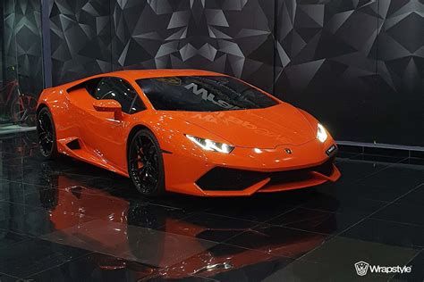 Lamborghini Aventador - Orange Wrap | WrapStyle