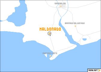 Maldonado (Uruguay) map - nona.net