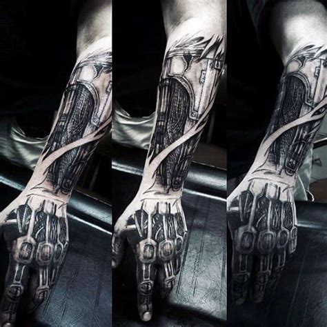 60 Terminator Tattoo Designs For Men - Manly Mechanical Ink Ideas ...