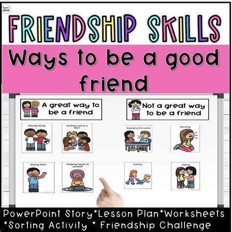 Preschool Activities about Friendship: Ways to Be a Good Friend