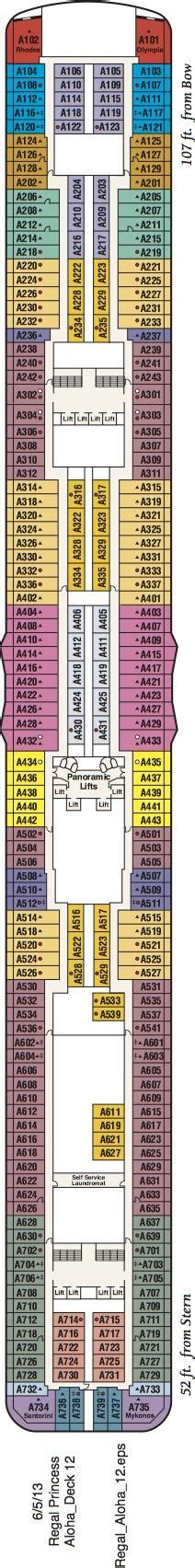 Regal Princess Deck Plans