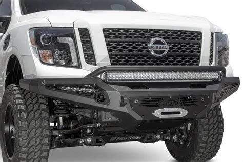 Addictive Desert Designs 16-18 Nissan Titan XD HoneyBadger Front Bumper ...