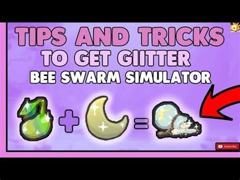 bee swarm simulator how to get glitter - (tips and tricks ...