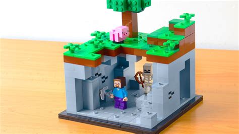 Lego Minecraft Cave Diorama MOC | Brick Finds & Flips