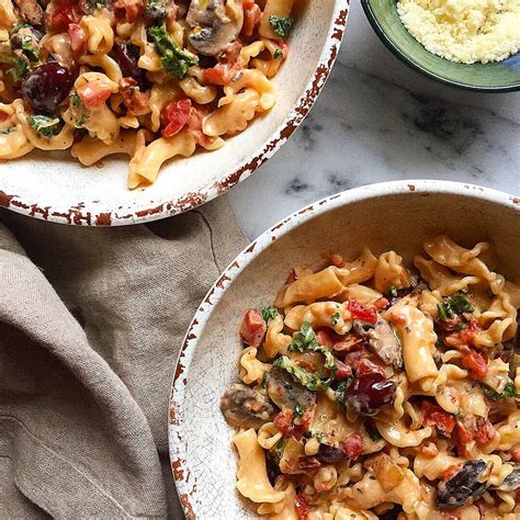 Creamy Tomato Campanelle Pasta - Supper With Michelle