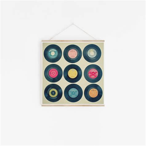 Vinyl Record Art Music Wall Art Retro Wall Decor Vinyl - Etsy