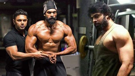 Prabhas & Rana Daggubati's GYM Body Building Workout Pic's For ...