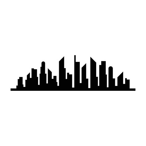 city skyline silhouette design vector 7634159 Vector Art at Vecteezy