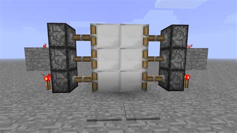 Most Compact piston door ~ Video Tutorial Minecraft Project