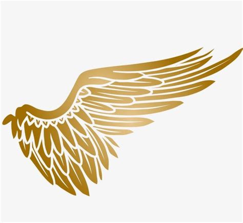 Golden Wings, Wings Clipart, Soar, Fly PNG Transparent Clipart Image ...