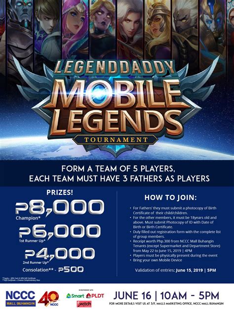 Legenddady Mobile Legends Tournament | Mobile legends, Poster design ...