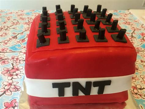 How to make a Minecraft TNT Cake | mumturnedmom