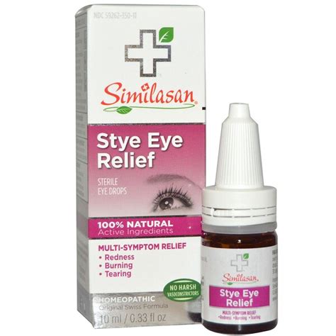 Similasan, Stye Eye Relief, Sterile Eye Drops, 0.33 fl oz (10 ml) - iHerb