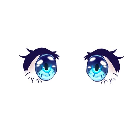 Kawaii blue anime eyes by iiKawaii-Kookie on DeviantArt