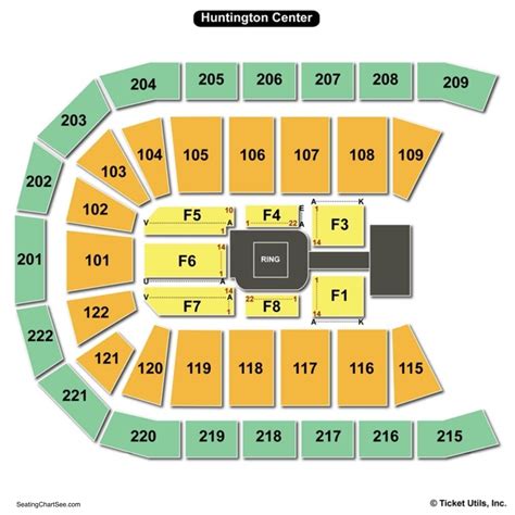 Huntington Center Seating Chart Toledo | Cabinets Matttroy