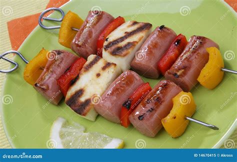 Frankfurter Grilled and Cheese Stock Image - Image of cuisine ...