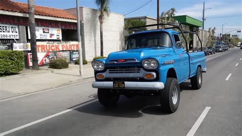 This 1959 Chevy Apache Work Truck Restomod Includes A V-8 Engine That ...