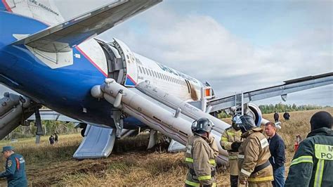 Ural Airlines flight emergency landing in Russia