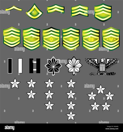 Us Army Rank Insignia Stock Photos & Us Army Rank Insignia Stock Images ...