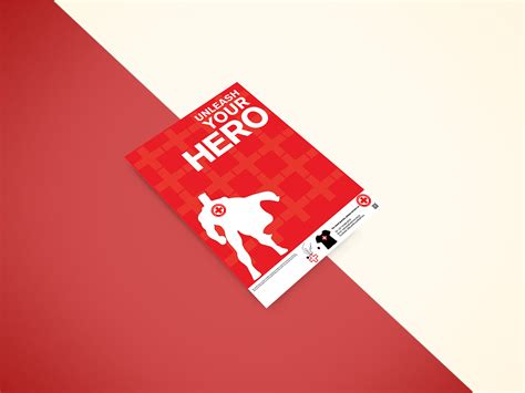 Red Cross poster on Behance