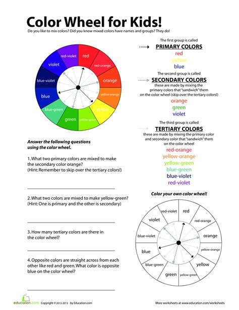 Color Wheel Chart Colors | Images and Photos finder