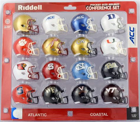 Riddell - ACC Pocket Size Helmet Conference Set 2017, REPLICA: these ...