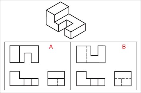 First Angle Orthographic Projection