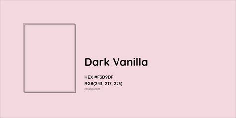 About Dark Vanilla - Color codes, similar colors and paints - colorxs.com