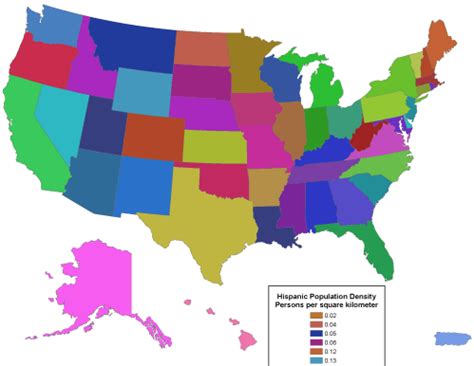 Thematic Map Of The Us By Population Esri